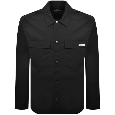 Product image for Calvin Klein Jeans Nylon Utility Shirt Black