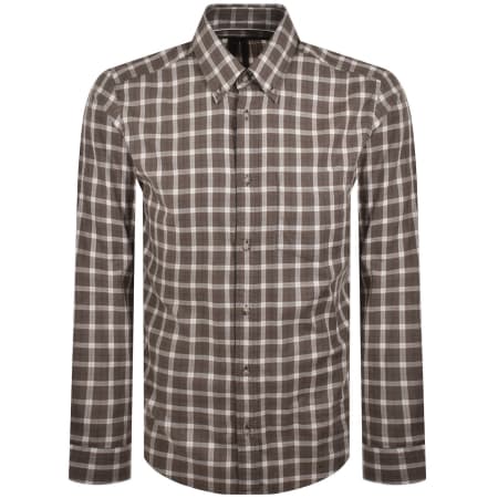 Product image for BOSS H Liam Shirt Brown