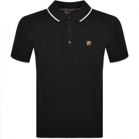 Product image for Fila Santino Knit Polo Shirt Black