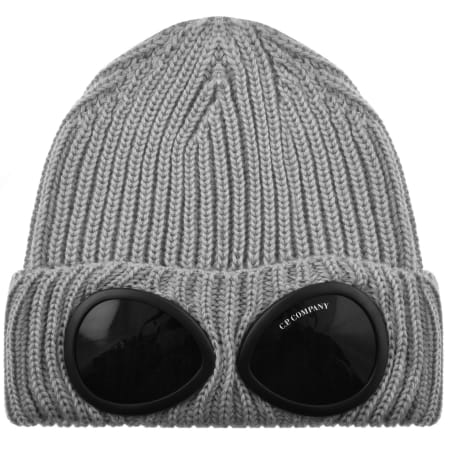Product image for CP Company Goggle Beanie Hat Grey