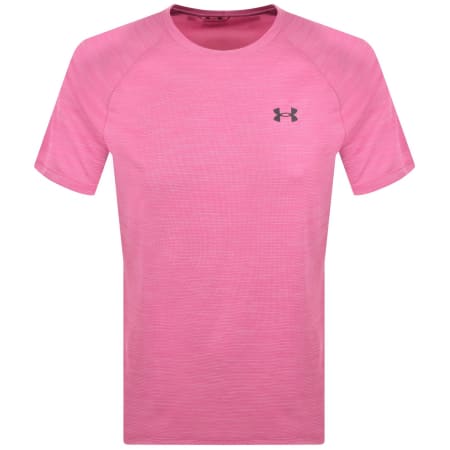 Product image for Under Armour Tech Textured T Shirt Pink