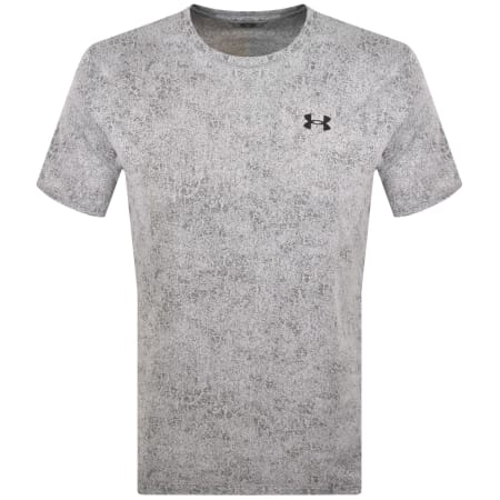 Product image for Under Armour Tech Pixelate T Shirt Mod Grey