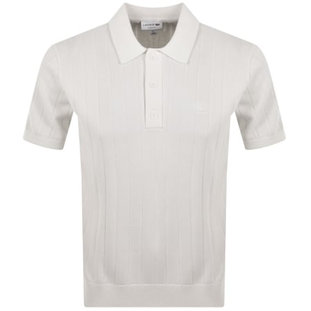 Product image for Lacoste Knit Polo Shirt Off White