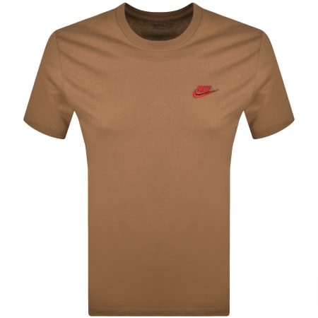 Product image for Nike Sportswear Club T Shirt Ale Brown