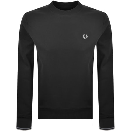 Product image for Fred Perry Crew Neck Sweatshirt Anchor Grey