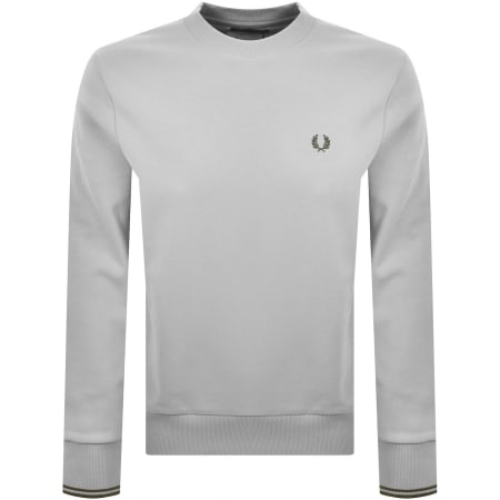 Product image for Fred Perry Crew Neck Sweatshirt Slate Grey