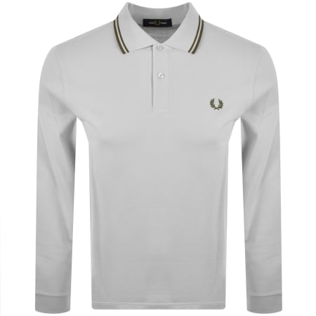 Product image for Fred Perry Twin Tipped Polo T Shirt Grey