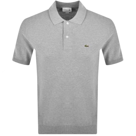 Product image for Lacoste Knit Polo T Shirt Grey