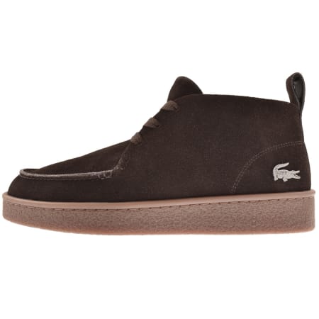 Product image for Lacoste Baseshot Chukka Trainers Brown