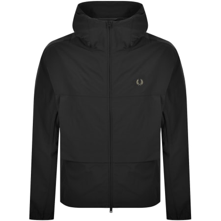 Product image for Fred Perry Boxy Hooded Jacket Black