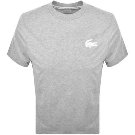 Product image for Lacoste Loungewear Logo T Shirt Marl Grey