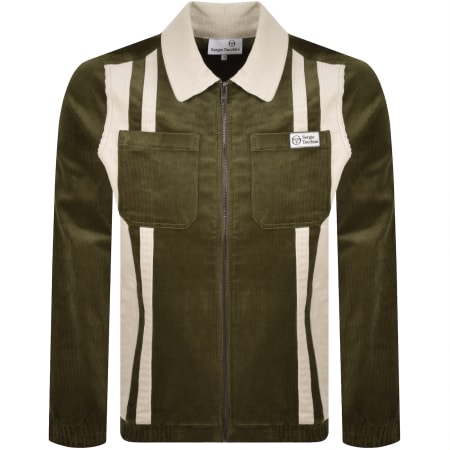 Product image for Sergio Tacchini Corduroy Track Jacket Green