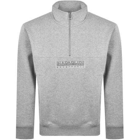 Product image for Napapijri B Box Logo Sweatshirt Grey
