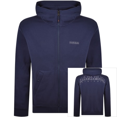 Product image for Napapijri B Yourte Full Zip Hoodie Navy