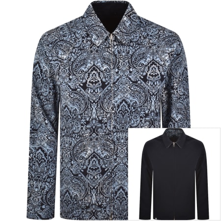 Product image for Pretty Green Rave On Reversible Jacket Blue