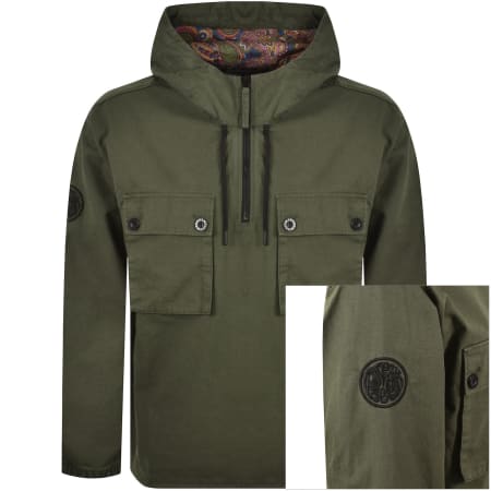 Product image for Pretty Green Hatton Smock Jacket Khaki