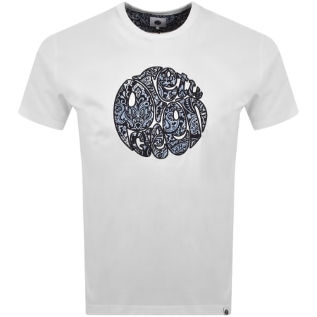 Product image for Pretty Green Rave On Paisley T Shirt White
