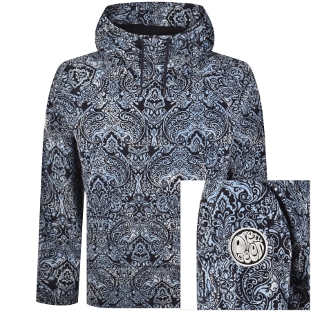 Product image for Pretty Green Paisley Smock Jacket Blue