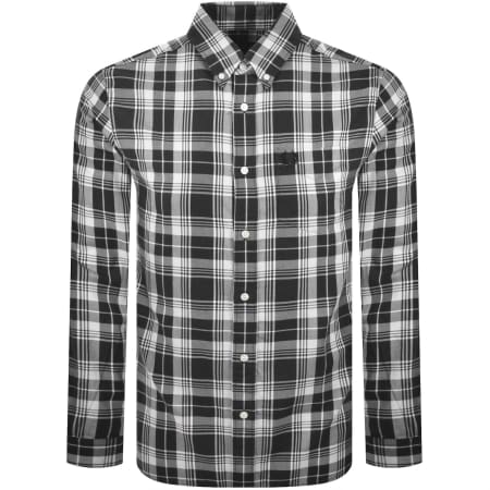 Product image for Fred Perry Tartan Shirt Black