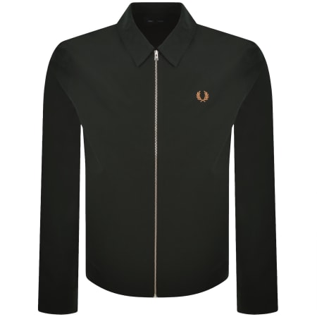 Product image for Fred Perry Poplin Overshirt Green