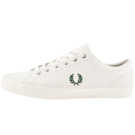 Product image for Fred Perry Baseline Leather Trainers White