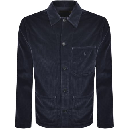Product image for Ralph Lauren Corduroy Overshirt Navy