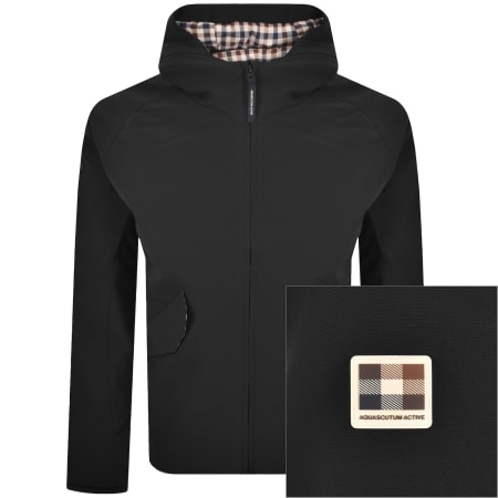 Product image for Aquascutum Shell Short Parka Black