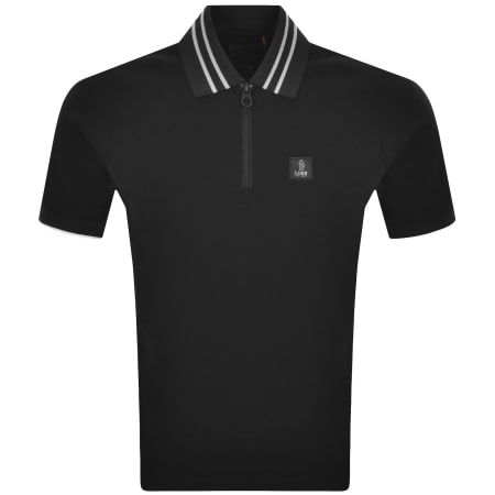 Product image for Luke 1977 Throop Zip Polo Black