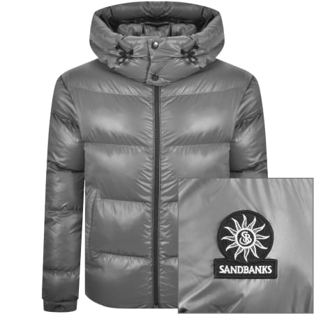Product image for Sandbanks Core Puffer Jacket Grey