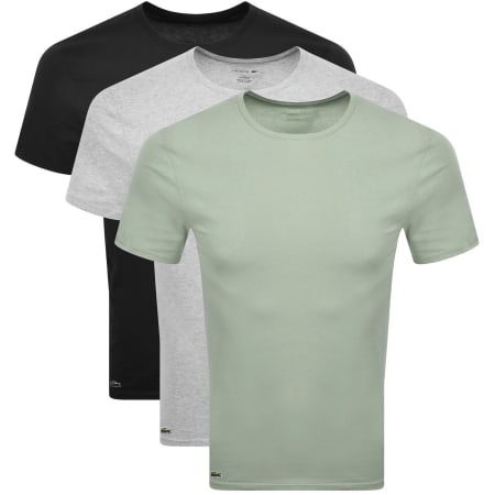 Product image for Lacoste Slim Fit 3 Pack T Shirts Multi