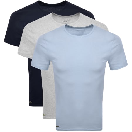 Product image for Lacoste Slim Fit 3 Pack T Shirts Multi