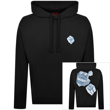 Product image for HUGO Dewer Hoodie Black