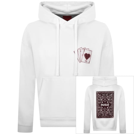 Product image for HUGO Dewer Hoodie Natural White