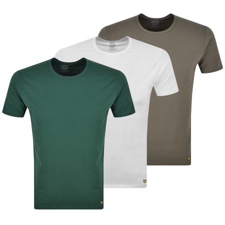 Product image for Lyle And Scott Lounge Three Pack T Shirts Multi