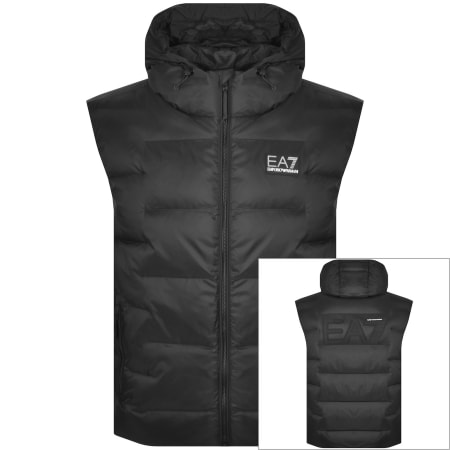 Product image for EA7 Emporio Armani Logo Gilet Black