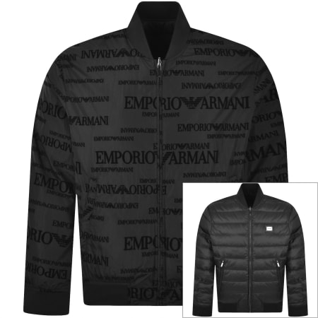 Product image for Emporio Armani Reversible Jacket Black