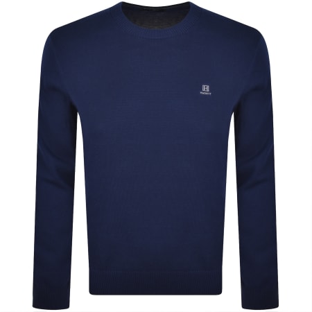 Product image for Hackett Heritage Logo Sweatshirt Navy