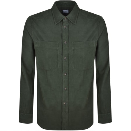 Product image for Paul Smith Casual Fit Corduroy Shirt Green