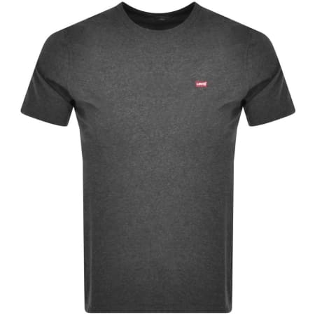 Product image for Levis Original Crew Neck Logo T Shirt Grey