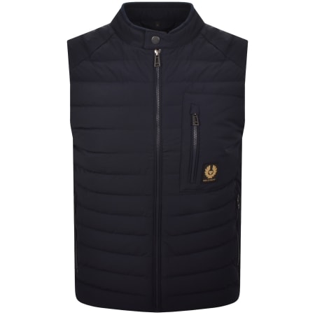 Product image for Belstaff Chassis Padded Gilet Navy