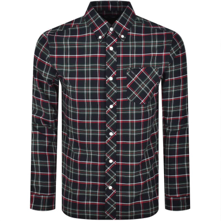 Product image for Fred Perry Tartan Shirt Green