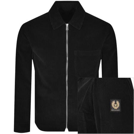 Product image for Belstaff Value Cord Overshirt Black