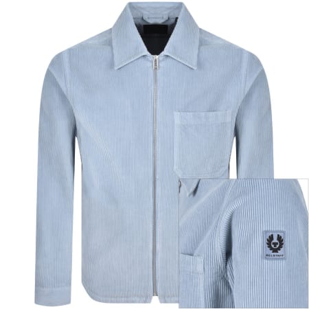 Product image for Belstaff Value Cord Overshirt Blue
