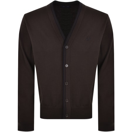 Product image for Fred Perry Classic Knit Cardigan Brown