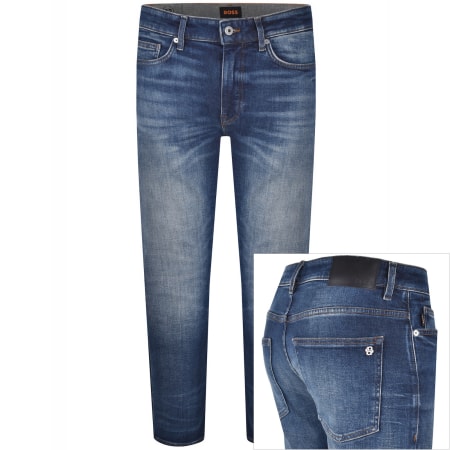 Product image for BOSS Delaware Slim Fit Jeans Navy