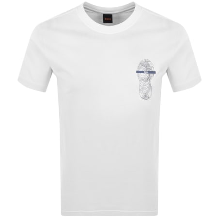 Product image for BOSS TE Footprint T Shirt White