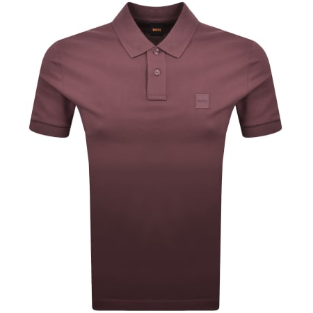 Product image for BOSS Passenger Polo T Shirt Burgundy