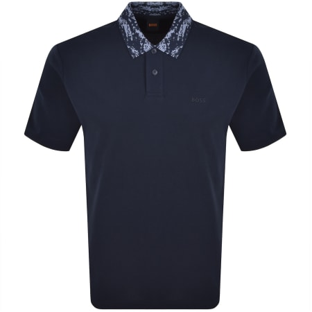 Product image for BOSS Pe BalticCollar Polo T Shirt Navy