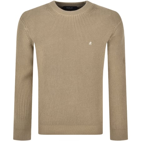 Product image for Replay Crew Neck Sweatshirt Beige