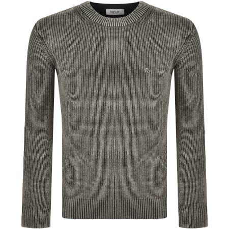 Product image for Replay Worn In Effect Sweatshirt Green